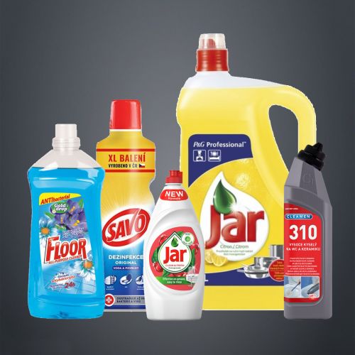 Čistící a úklidové prostředky